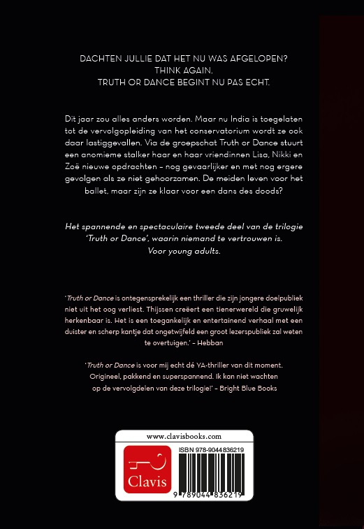 Achterkant van Break a leg