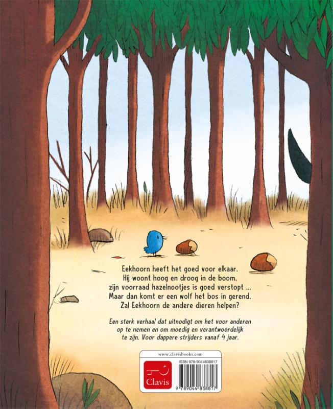 Achterkant van Hazelnootalarm