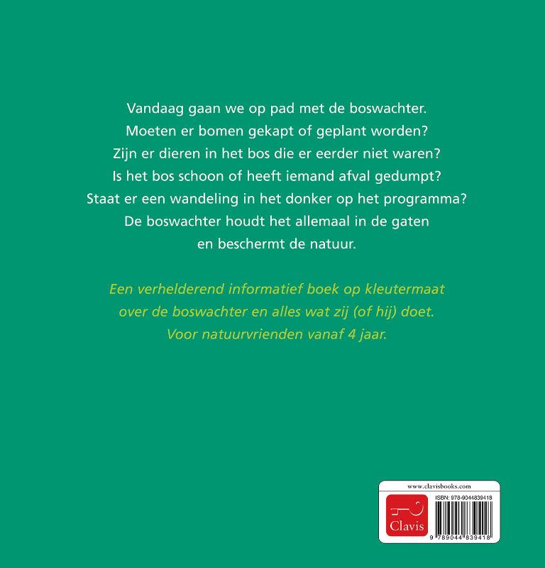 Achterkant van De boswachter
