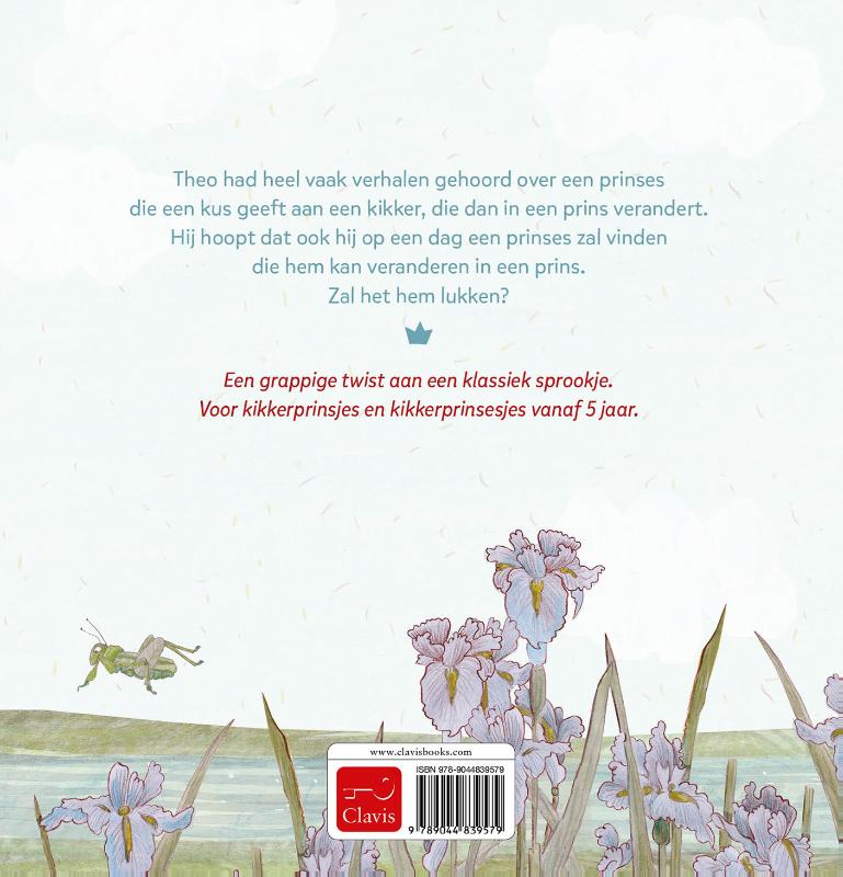 Achterkant van Theo's prinses