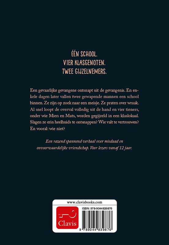 Achterkant van Je kunt geen kant op