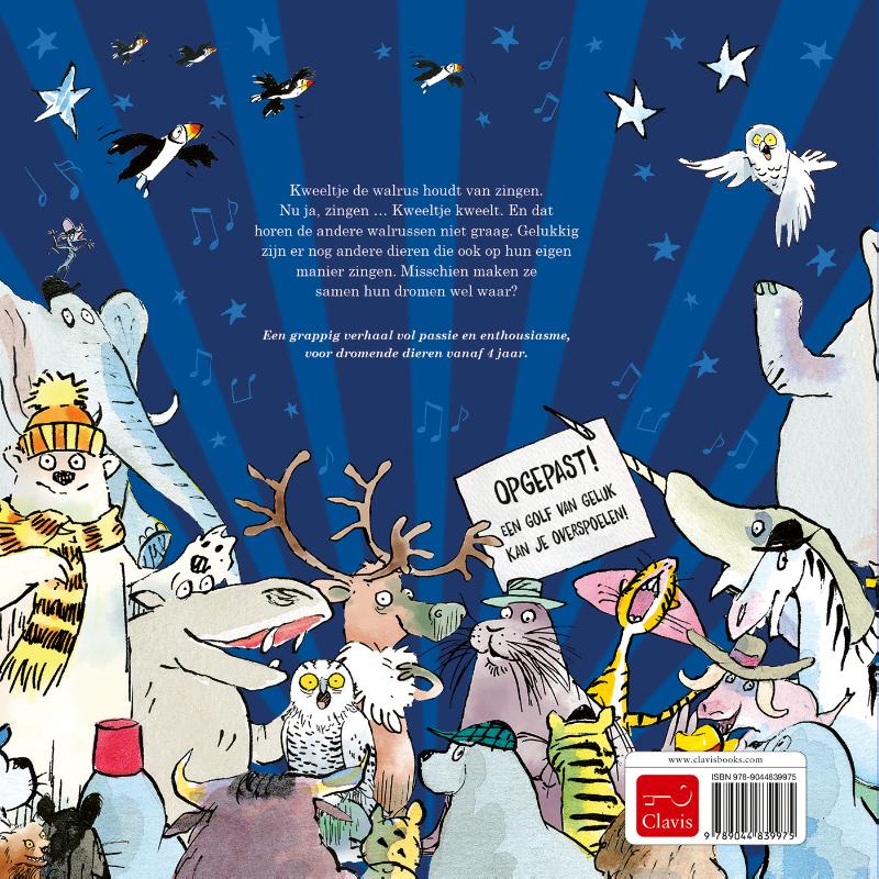 Achterkant van Het knotsgekke kabaalkoor