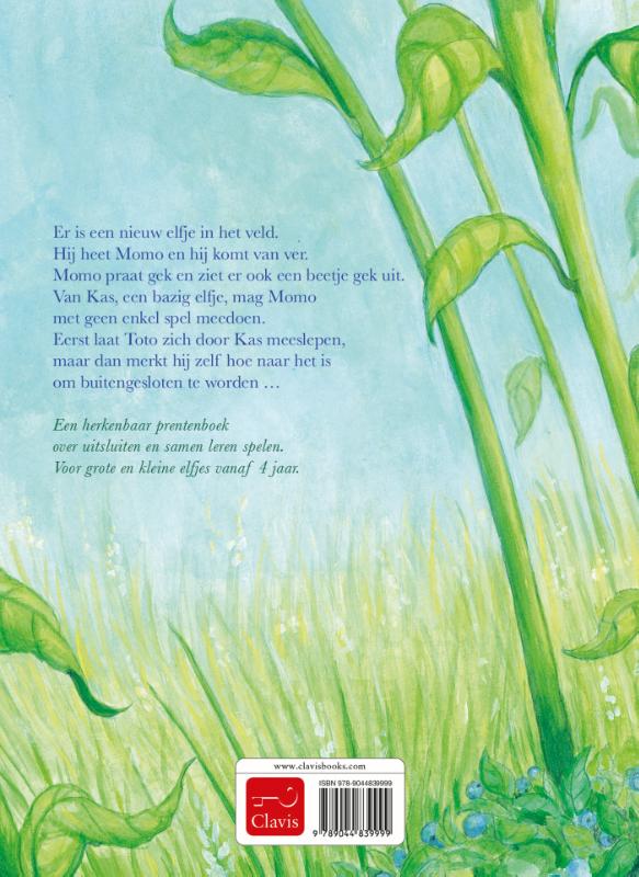 Achterkant van Toto en het nieuwe elfje