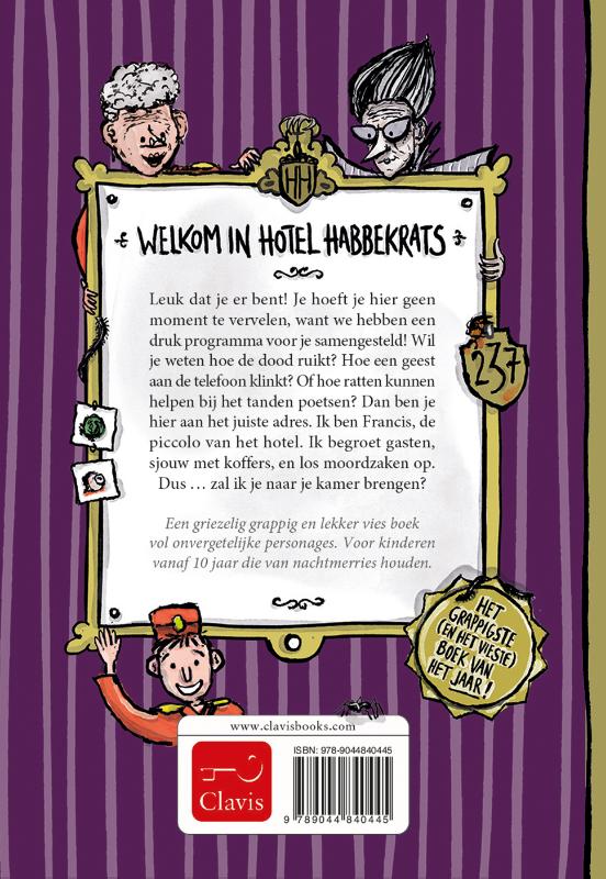 Achterkant van Hotel Habbekrats