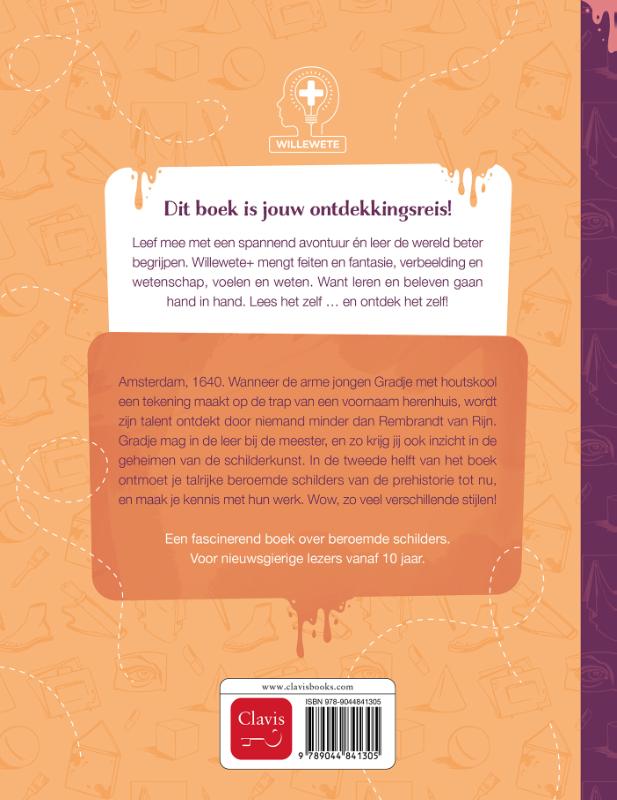 Achterkant van Beroemde schilders