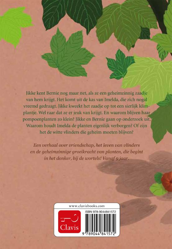 Achterkant van Mysterie in de moestuin
