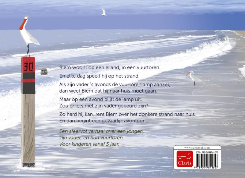 Achterkant van De vuurtoren van Biem