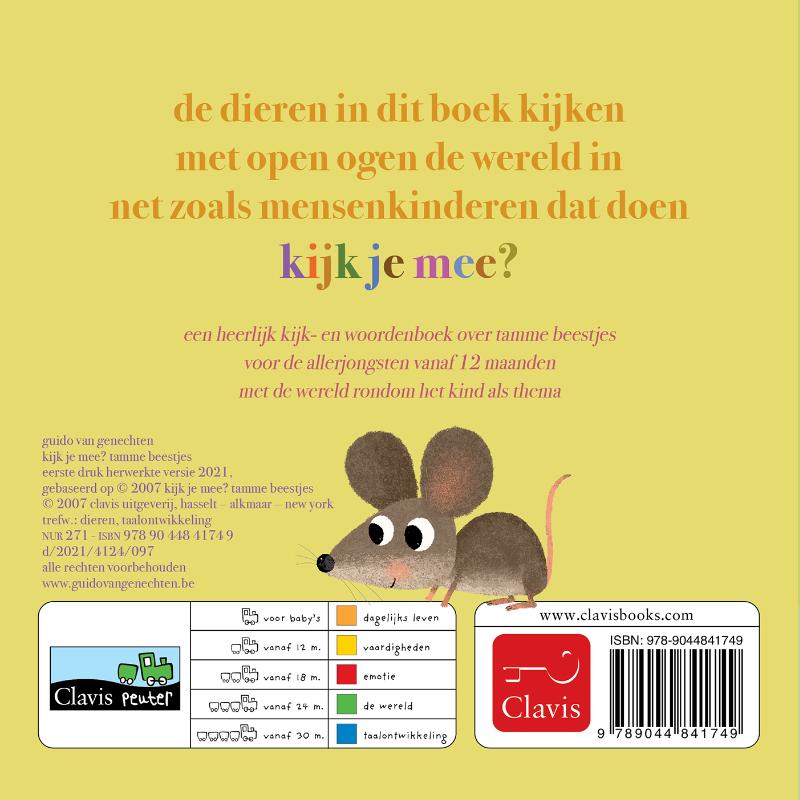 Achterkant van Tamme beestjes