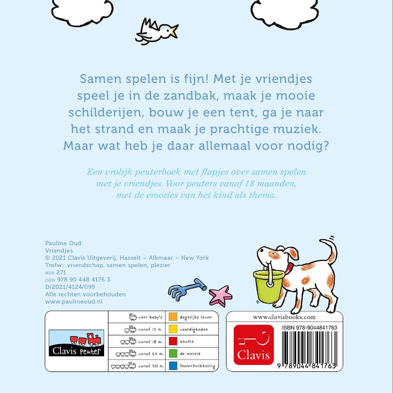 Achterkant van Vriendjes