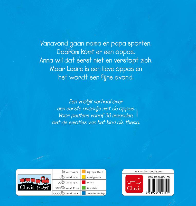 Achterkant van Anna en de oppas