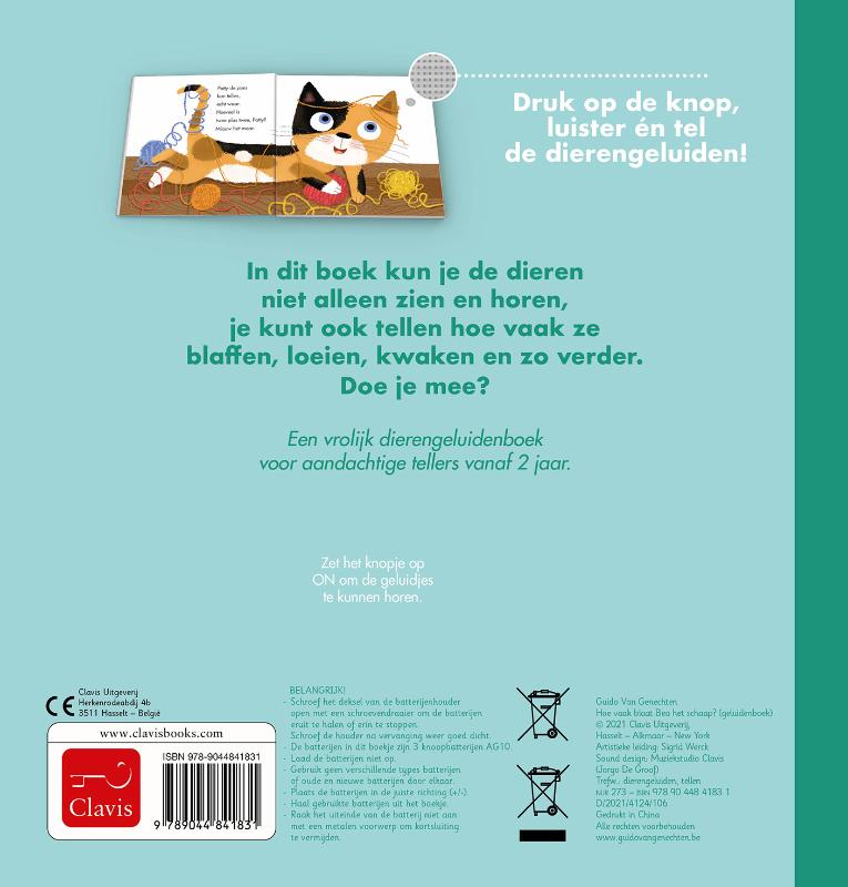 Achterkant van Hoe vaak blaat Bea het schaap?