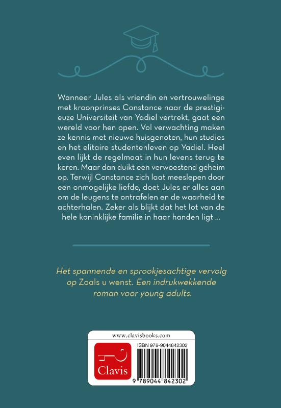 Achterkant van Tot uw dienst