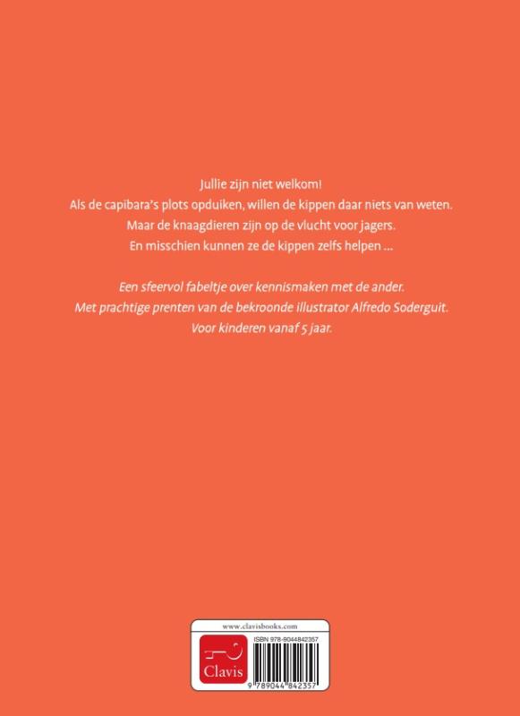Achterkant van De capibara's