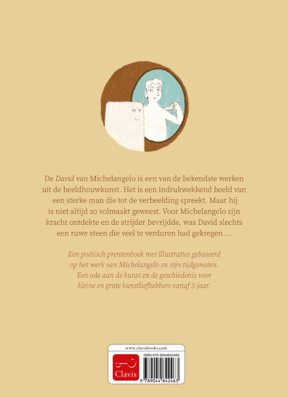 Achterkant van De geboorte van David