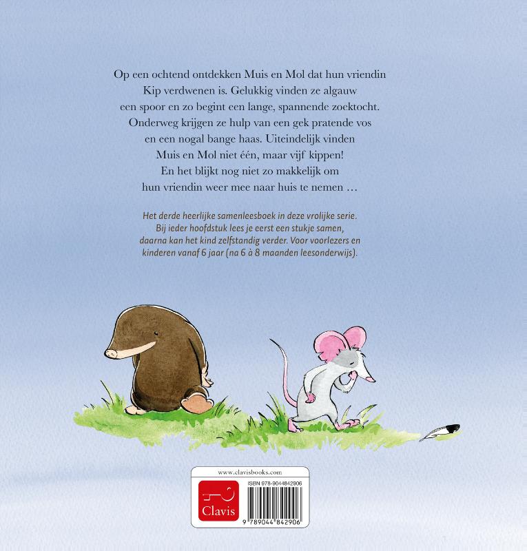 Achterkant van Leren lezen met Muis en Mol