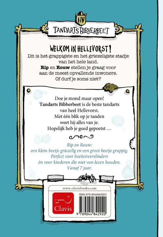 Achterkant van Tandarts Bibberbeet