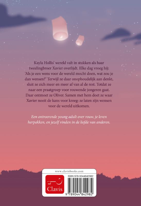Achterkant van Wens voor de wereld