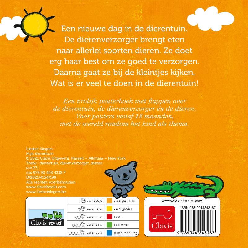 Achterkant van Mijn dierentuin