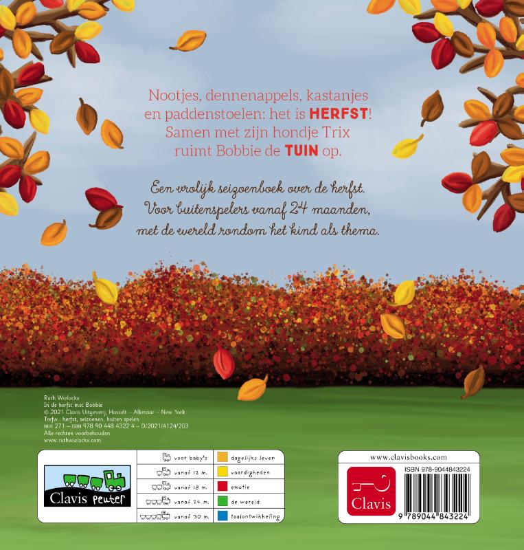 Achterkant van In de herfst met Bobbie