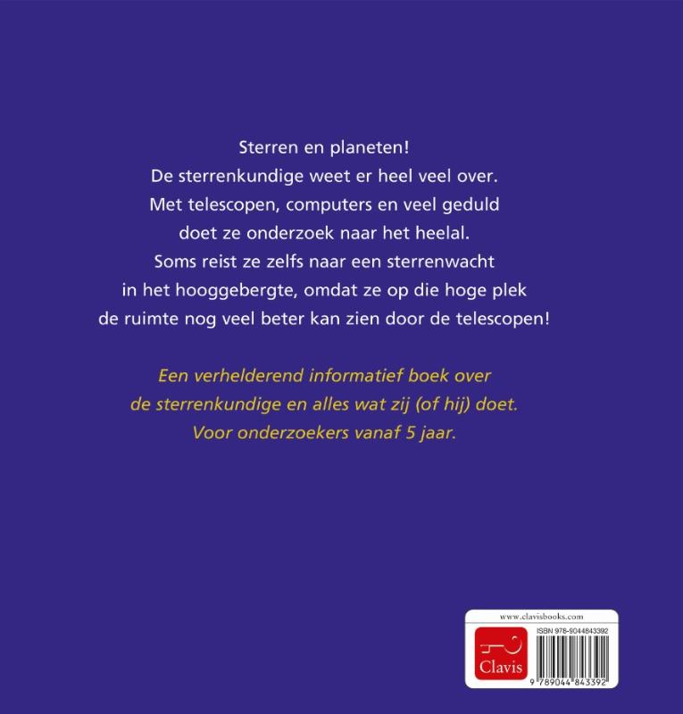 Achterkant van De sterrenkundige