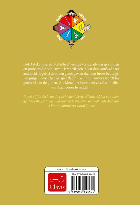 Achterkant van Metzi en de adelaar