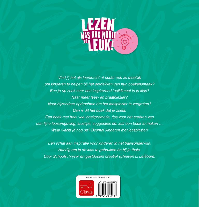 Achterkant van Lezen was nog nooit zo leuk!