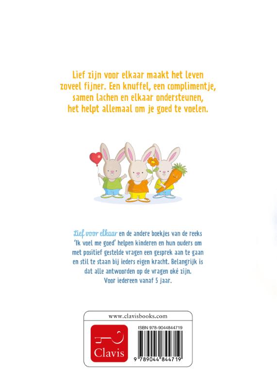 Achterkant van Lief voor elkaar