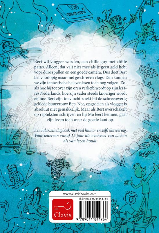Achterkant van Hoe Bert rapper werd