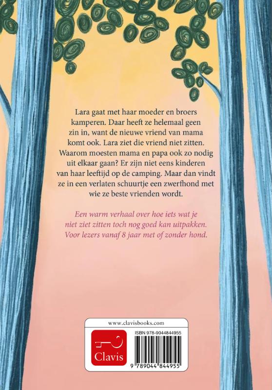 Achterkant van Zwerfhond