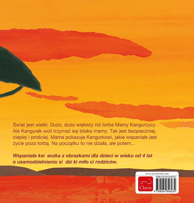 Achterkant van Kleine Kangoeroe (POD Poolse editie)