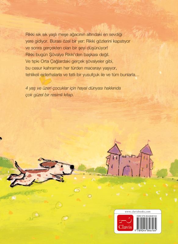 Achterkant van Ridder Rikki (POD Turkse editie)