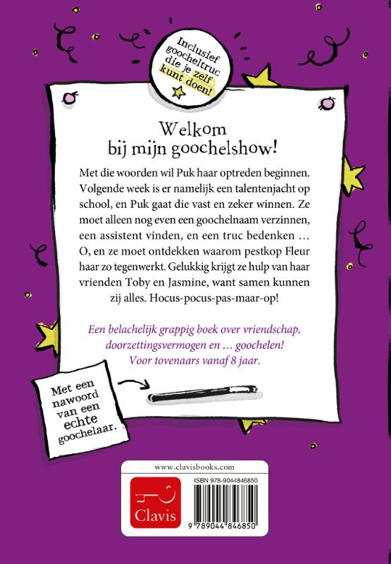Achterkant van Puk de Kleine de Grote