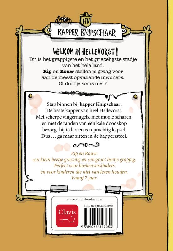 Achterkant van Kapper Knipschaar