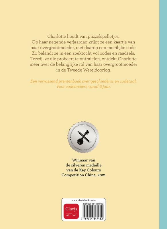 Achterkant van Codebreker Charlotte