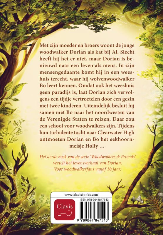 Achterkant van Wilde kater