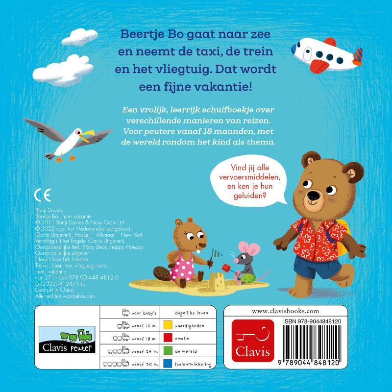 Achterkant van Fijne vakantie