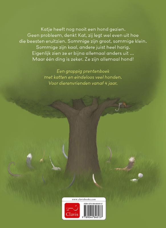 Achterkant van Allemaal hond!