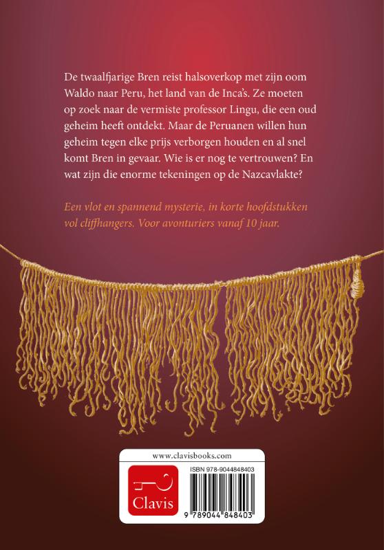 Achterkant van Het raadsel rond de Incacode