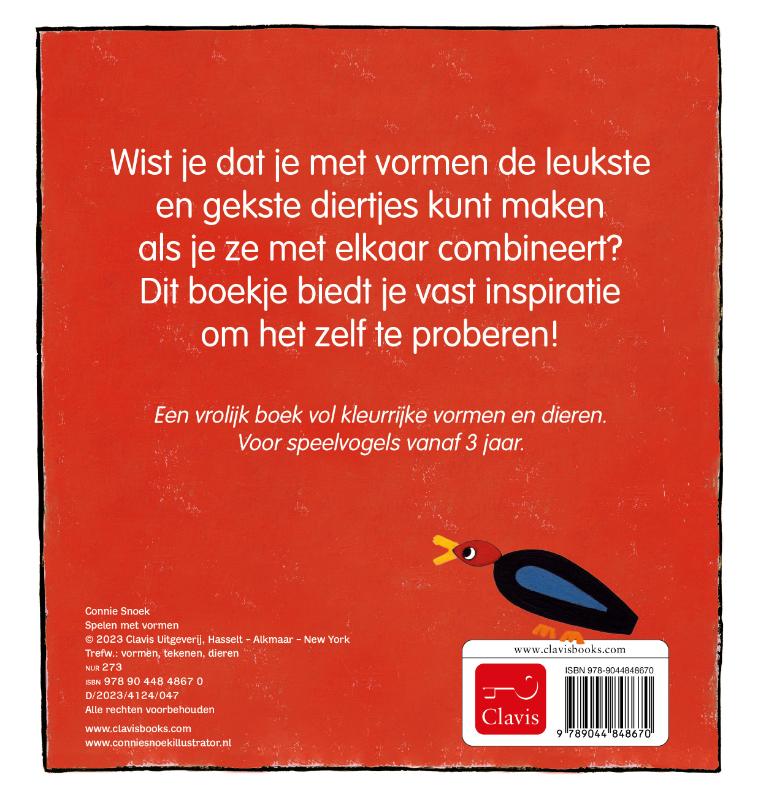 Achterkant van Spelen met vormen