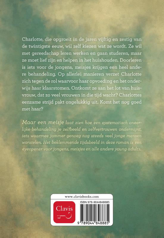 Achterkant van Maar een meisje