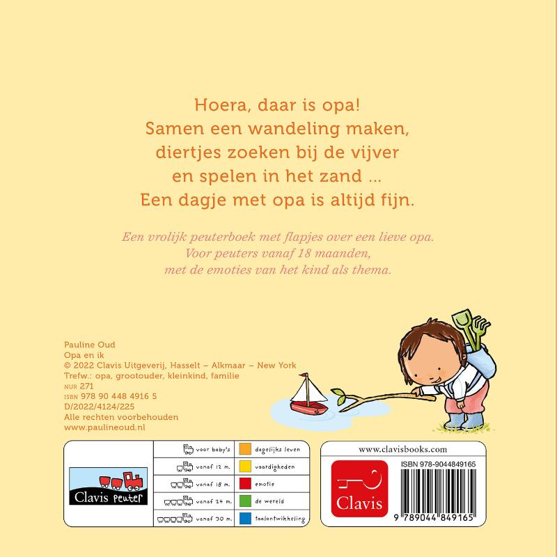 Achterkant van Opa en ik