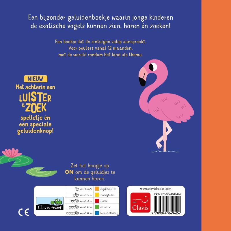 Achterkant van Exotische vogels