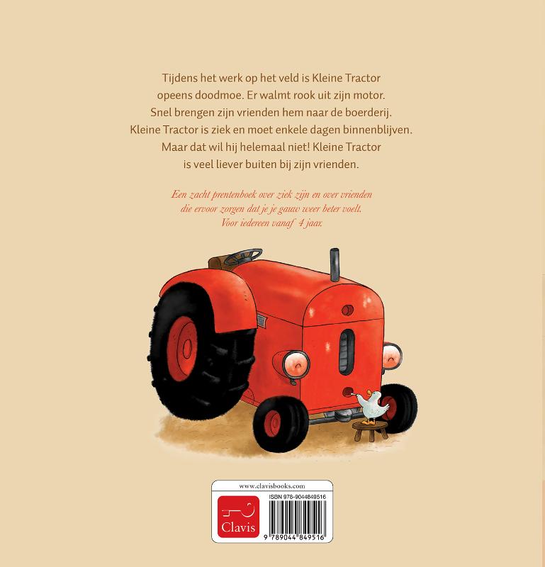 Achterkant van Kleine Tractor is ziek