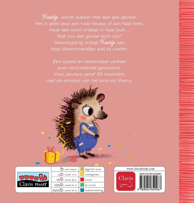 Achterkant van Koosje heeft een gek gevoel