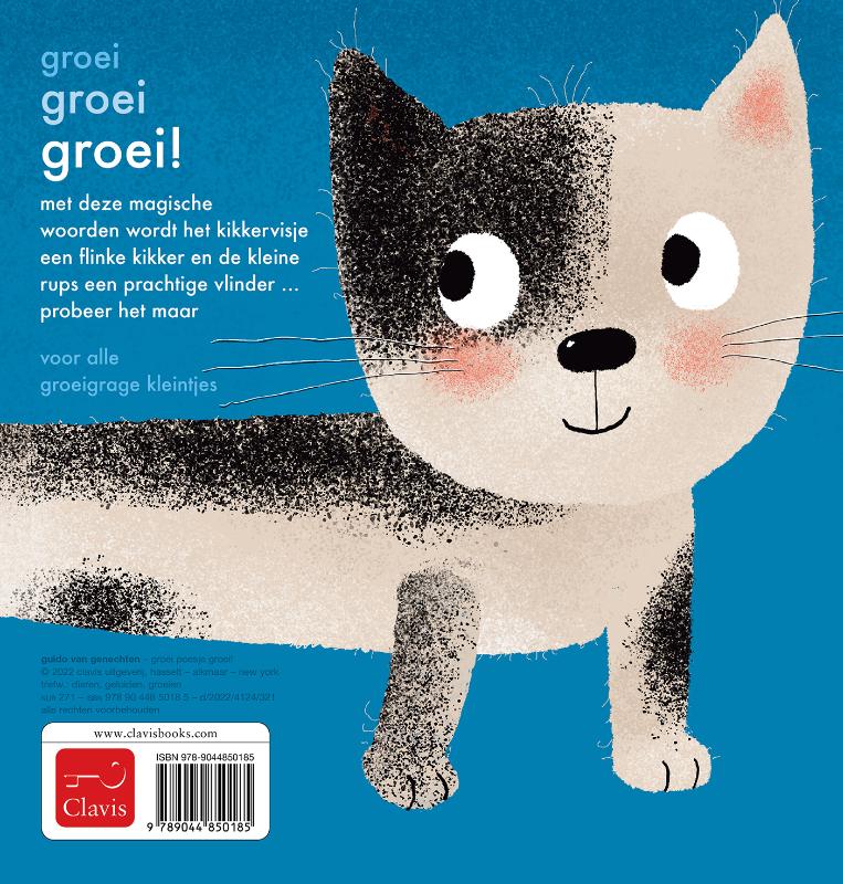 Achterkant van groei poesje groei!