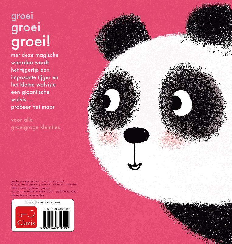Achterkant van groei panda groei!