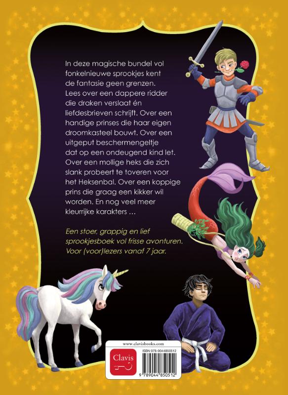 Achterkant van De tijgerprinses en andere fonkelnieuwe sprookjes