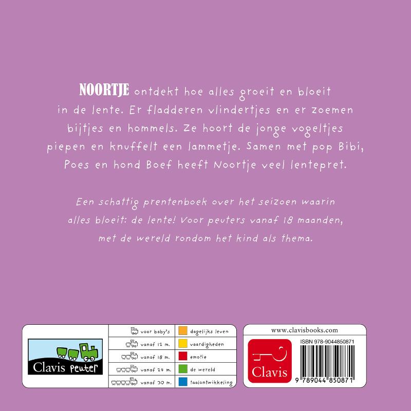 Achterkant van Noortje in de lente