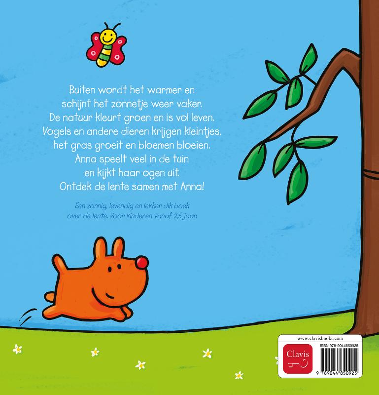 Achterkant van Anna's grote lenteboek
