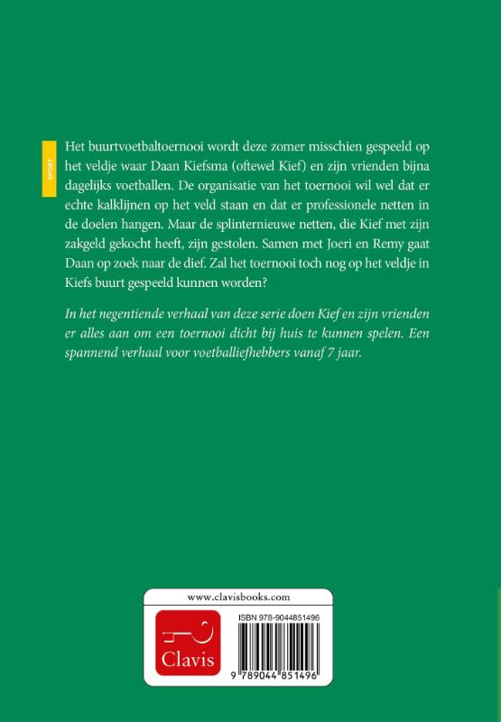 Achterkant van Buurtvoetbal